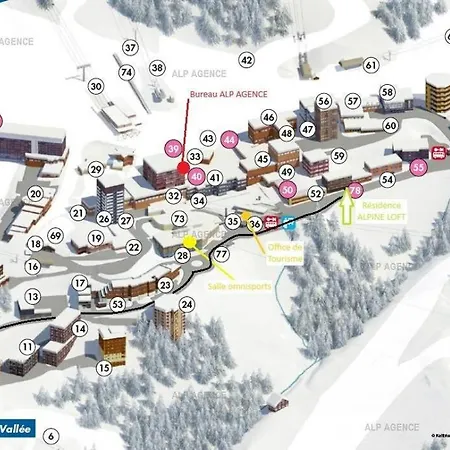 Apartment Alpine Loft - 5 Pieces 10 Pers- De Gamme - Alpine Loft - 10alpi - Plagne Centre Mae-2634